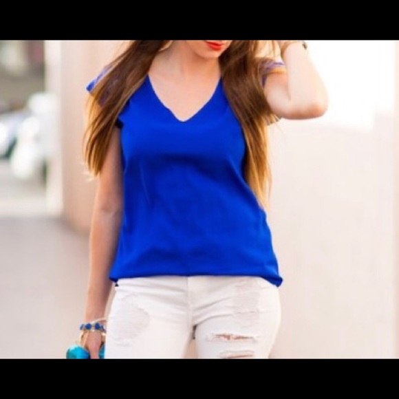 Express Tops - Express Vneck Blouse